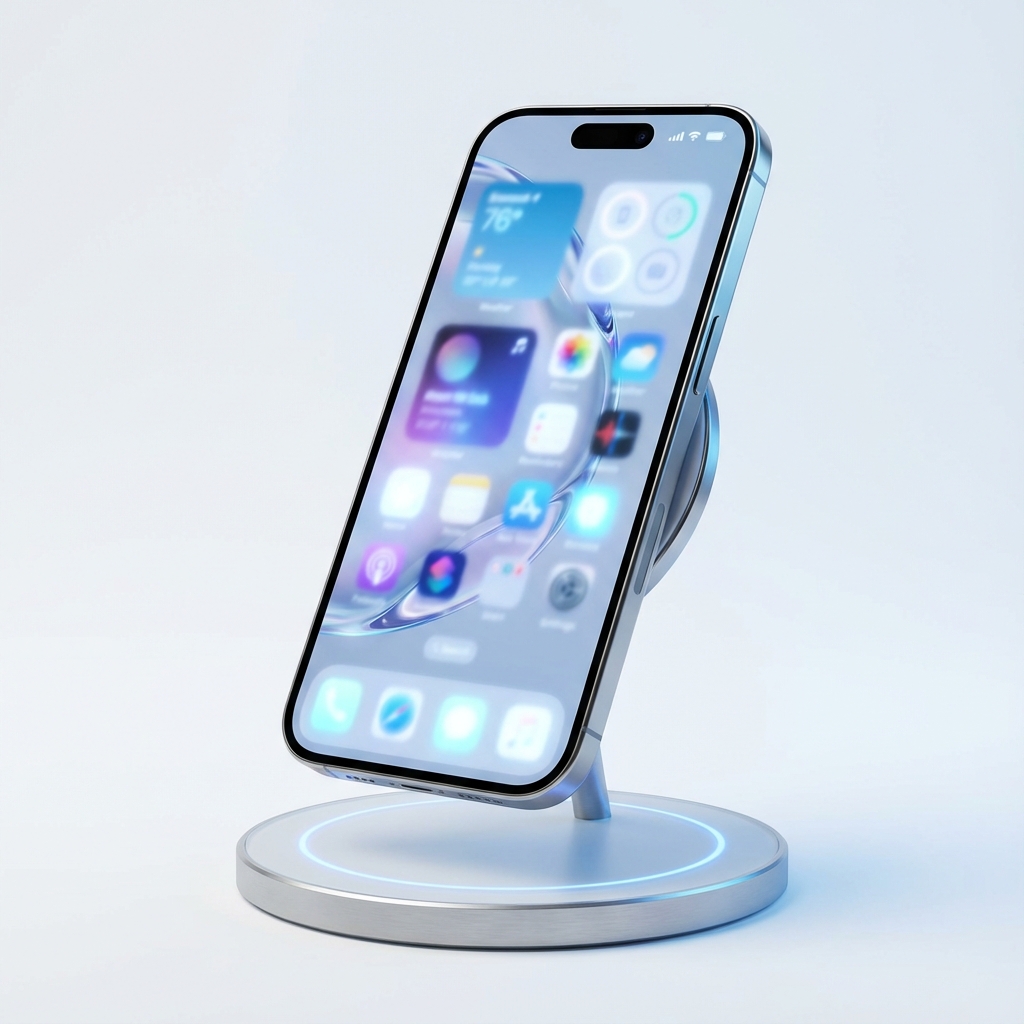 Chargeur Qi2 iPhone iOS 26