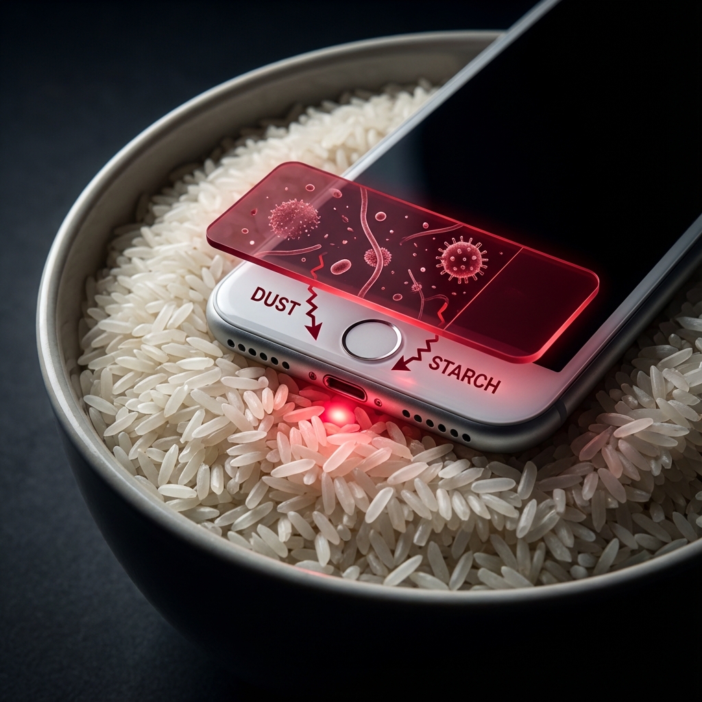 iPhone tombé dans l'eau : Arrêtez le RIZ immédiatement !